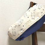 普通サイズのみ‼️おとぼけクマさん♡大人可愛い♡エルゴリバーシブル収納カバー♡デニム♡ボーダー♡29
