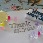 消しゴムはんこ☆Thank you☆オーダー