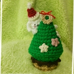 たれみみうさぎさんのミニクリスマスツリー