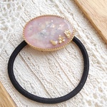 ヘアゴム。ピンクフルーツ　　レジン