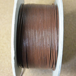 丸革紐 1.5mm×2m ブラウン 茶 革紐 レザーコード