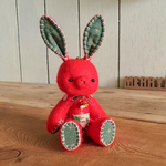 小さなクリスマスうさぎさん.RED
