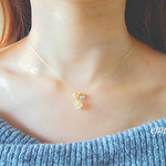 Snow Crystal  Pearl  Necklace