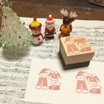 ❇︎クリスマスはんこ❇︎【サンタウエア】3cm四方