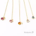 1粒✱イニシャルネックレス