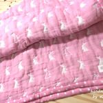 🐇　6重ガーゼタオル　🐇（50×100）