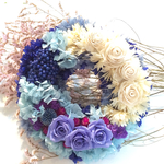 Blue Butterfly : フラワーリース : プリザーブドフラワー : ギフト