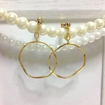 【再販】メタルリング ラウンド  イヤリング・ピアス