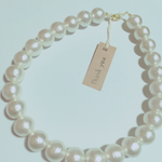 再販》大粒コットンパールネックレス