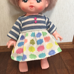 雲のふんわりワンピ☆メルちゃん服