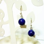 ラピスラズリのシンプルイヤリング&ピアス