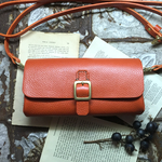 ＊受注製作＊Walletbag (orange) お財布ショルダー