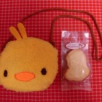 ひよこちゃんクッキー入りひよこちゃんポシェット(^^♪