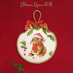 《再販》クリスマスうさちゃん☆シェルデコパージュ M 