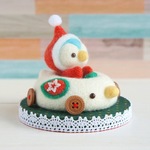 小鳥カーに乗ったペンギン【クリスマスVer.】