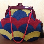 MADAME CHIGNON　がま口クラッチバッグTrois .Gobelin（持ち手付）  01007