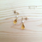 【10 colors】ひとつぶパールのしずくピアス