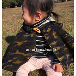 選べる裏生地☆シープボアのあったかポンチョ