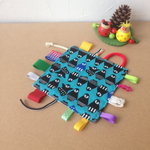 布のオモチャ＊タグハンカチ＊ペンギン