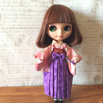 ブライス リカちゃんサイズ 袴セット ピンク