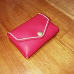 たっぷり入るカードケース 革小物 ハンドメイド