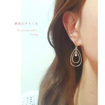 ｽﾜﾛﾌｽｷｰ✕drop☆軌道ピアス