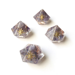 人生の道しるべ！タンザナイト❁ダイヤ型ミニオルゴナイト