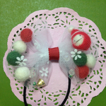 チュールリボンゴム（Xmas）