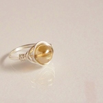Gold アクアオーラ　Wire　Ring