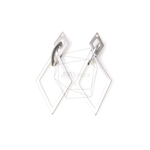 PDT-845-MR【2個入り】リングダイヤモンドペンダント, Linked Diamond Shape Pendant
