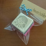 似顔絵はんこ☺No.５“みました”【再販⑤】