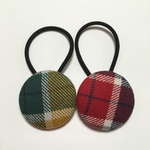 【SALE】2本set☆チェック柄のヘアゴム