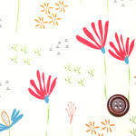 USAコットン moda DESERT BLoom アイボリー 生地/布/花柄