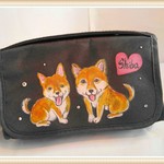 柴犬コスメポーチ・バッグインバッグ