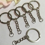 【6個】キーホルダーパーツ