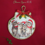 ギュッと♡なかよしねこちゃん L クリスマスシェルデコパージュ