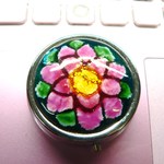 七宝焼・花のピルケース