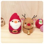 【may様ご依頼品】（再…販）＊ちょこんとサンタとトナカイ🎅🎠（赤帽））＊