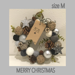 クリスマスニットリース Mサイズ