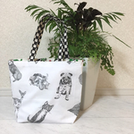 動物たちのトートバッグ 