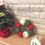 羊毛フェルト☆ミニリース☆クリスマス