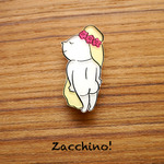Brooch「花冠の女性／後ろ」