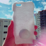 マイクロファイバーうさぎのしっぽiPhone6/6sケース