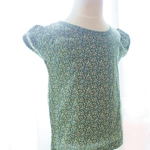 リバティ　pepperのフレンチパフTシャツ　90－100サイズ