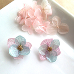 ひとひらあじさいのピアス