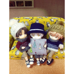 オビツろいど　  ニットキャップ3点セット