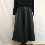 ウールツイード　ガウチョパンツ