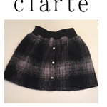   【送料無料】冬物新作♡カムフラージュカバーチェック黒