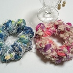 ふわもこ♪カラフル・シュシュ