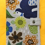 お薬手帳ケース（NA-34）つばめと花